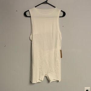 NWT skims raw edge onesie